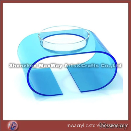 Simple Acrylic Pet Bowl Holder